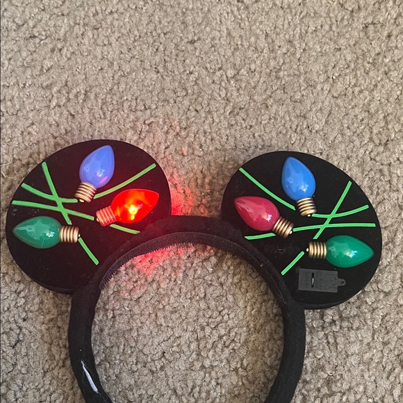Festive Mouse Ear Headband with Lights - Picture 6 of 9